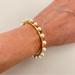 J. Crew Jewelry | J.Crew Pearl Studded Cuff Bracelet | Color: Gold/White | Size: Os