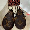 Louis Vuitton Jewelry | Louis Vuitton Earrings Made From Recycled Louis Vuitton Purses | Color: Brown | Size: Os