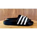 Adidas Shoes | Adidas Men Sandals Beach Slides Swimming Pool Adilette Black Size 5 F35543 New | Color: Black | Size: 5