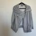 Athleta Tops | Athleta Sweatshirt Jacket Size M | Color: Gray | Size: M