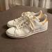 Adidas Shoes | Adidas Stan Smith Tennis Shoes, Gold Logo And Rear Tag, Size 8 Women’s. | Color: White | Size: 8