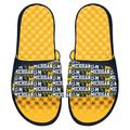 Youth ISlide Navy Michigan Wolverines Collage Slide Sandals