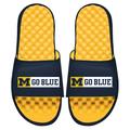 Youth ISlide Navy Michigan Wolverines Go Blue Slide Sandals