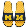 Youth ISlide Navy Michigan Wolverines Giant Primary Logo Slide Sandals