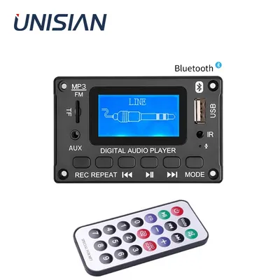 Carte décodeur Audio numérique MP3 Bluetooth USB SD FM Line in Music Module d'affichage à