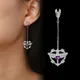 Boucles d'oreilles gothiques personnalisées boucles d'oreilles boucle d’oreille boucle oreille femme