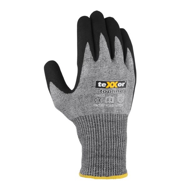 144 Paar teXXor Schnittschutz-Strickhandschuhe, besandete Beschichtung, Schnittschutzklasse 5 / F - Größe 11 (XXL) Image