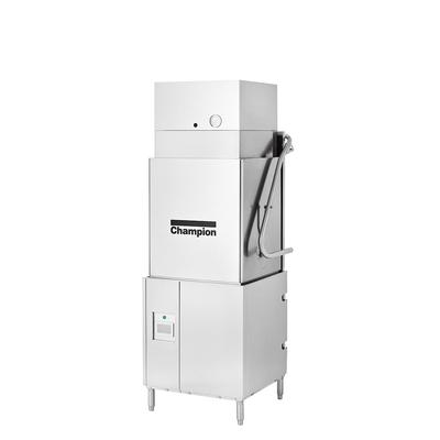 Champion DH-6000T-VHR Genesis Ventless High Temp Door Type Dishwasher w/ 40 Racks/hr Capacity, Built-in Booster, 208v/3ph, Stainless Steel
