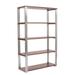 Joss & Main Kenyon 40-Inch Shelf/Shelving Unit Shelves Wood/Steel in Gray | 60.83 H x 40 W x 13.63 D in | Wayfair B67E0D2AFA964C2CA71B386C0E1F6146