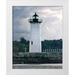 Perry Rachel 15x18 White Modern Wood Framed Museum Art Print Titled - Lighthouse Views IV