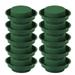 Floral Foam Rounds in Bowls|Green Round Wet Foam|Wedding Aisle Flowers Party Decoration Flower Foam with Bowl 10 Pieces