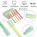 FZFLZDH 5 Pack - Baby Silicone Toothbrush 0-2 Years Soft Silicone BPA Free | Toddler Toothbrush Infant Toothbrush Training Toothbrush Includes Storage box(Multi-colorï¼‰ Unisex