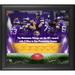 Minnesota Vikings Framed 15" x 17" One Possession Game Win Record Collage