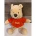 Disney Toys | Disney Baby Winnie The Pooh 9" Soft Beanbag Plush W/ Rattle Sounds | Color: Gold | Size: Osbb