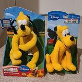 Disney Toys | 2 New Disney Mickey Mouse Clubhouse Pluto Buddies | Color: Black/Gold | Size: Osg