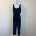 Anthropologie Pants & Jumpsuits | Drew Anthropologie Navy Blue Jumpsuit Sleeveless Casual Ankle Jogger Small | Color: Blue | Size: S