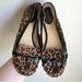 Kate Spade Shoes | Kate Spade Leopard Printed Calf Hair Leather Trim Flats | Color: Black/Brown | Size: 6.5