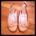 Coach Shoes | Coach Beige Buckle Kitten Heels | Color: Tan | Size: 6