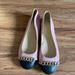 J. Crew Shoes | J.Crew Pink, Black And Gold Chain Flats Size 8 New Without A Box. Made In Italy | Color: Black/Pink | Size: 8