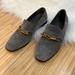 Burberry Shoes | Burberry | Gray Suede Loafers | Color: Gold/Gray | Size: 6.5