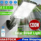 1500W Commercial Solar Street Light Dusk to Dawn PIR Motion Sensor Outdoor Lamp