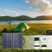 Big Holiday 50% Clear! 60W Solar Panel Folding Kit Dual USB Port/Stand Monocrystalline Portable Outdoor Charging Energy Storage Electricity Gifts