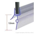 JINGT 2Pcs 50cm Replacement Seal Shower Shower Door Seal Water Deflector 4-6mm