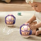 WEPRO Cartoon Cute Fun Animal Soothing Swing Baby Baby Does Not Fall Down Toys