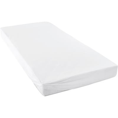 Spannbettlaken PRIMERA "Max - Der Teamplayer", weiß, B:90-100cm L:200cm, Jersey, Obermaterial: 100% Baumwolle, Laken, FAMILIENHELD mit einem sicheren und komfortablen Schutz Image