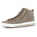 Keilsneaker GABOR "FLORENZ" Gr. 42, grün (khaki) Damen Schuhe Sneakerboots Skaterschuh Schnürboots Schnürstiefeletten