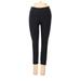 New Balance Leggings Skinny Leg Cropped: Black Print Bottoms - Women's Size Small