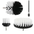 Tête de brosse de forage blanche tournevis nettoyage à sec brosse de nettoyage ensemble de