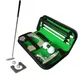 Outil de putter de golf portable club de putter de golf 3 sections pliable droitier pratique du