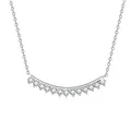 Szjinao – collier en Moissanite pour femmes bijou tendance avec chaîne en argent massif coupe