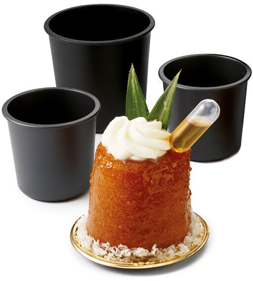 Matfer Exoglass 6 runde Dariole-Formen, 5 cm (345592) Image