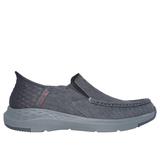 Skechers Men's Slip-ins: Parson - Dewitt Sneaker | Size 8.5 Extra Wide | Charcoal | Textile/Leather