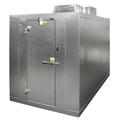 Norlake KLB7746-C Indoor Walk-In Cooler w/ Right Hinge Door - Top Mount Compressor, 4' x 6' x 7' 7"H, Floor