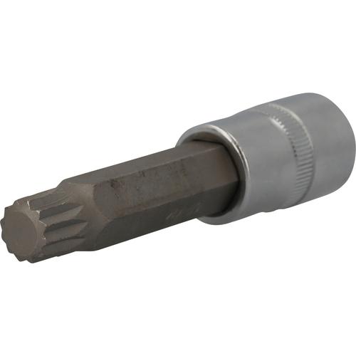 Brilliant Tools 1/2' Vielzahn-Bit-Stecknuss, 100 mm lang, M14 Bit-Schraubendreher,Steckschlüsseleinsatz BT022946