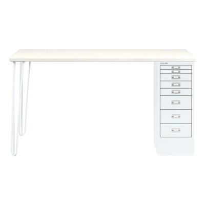 Bisley Schreibtisch »MultiRange« weiße Platte mit 8 Schubladen weiß, 140x74x60 cm Image