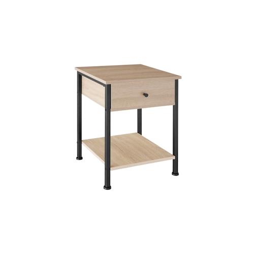 tectake Nachttisch Bradford 40x40x55,5cm 1