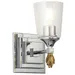 Lucas McKearn Vetiver Flame Finial Wall Sconce - BB1022PC-1-F1G