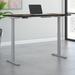 Bush Business Furniture Move 60 Series Height Adjustable Standing Desk Wood/Metal in Gray/Brown | 47.68 H x 71.01 W x 29.37 D in | Wayfair