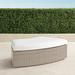 Pasadena Curved Ottoman in Dove Finish - Cedar, Standard - Frontgate