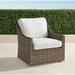 Ashby Lounge Chair with Cushions in Putty Finish - Rain Resort Stripe Indigo, Standard - Frontgate