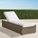 Ashby Chaise with Cushions in Putty Finish - Performance Rumor Midnight, Standard - Frontgate