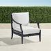 Trelon Aluminum Lounge Chair in Matte Black Finish - Rumor Stone - Frontgate