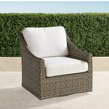 Ashby Swivel Lounge Chair with Cushions in Putty Finish - Rain Glacier - Frontgate