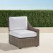 Ashby Right-facing Chair with Cushions in Putty Finish - Resort Stripe Aruba - Frontgate