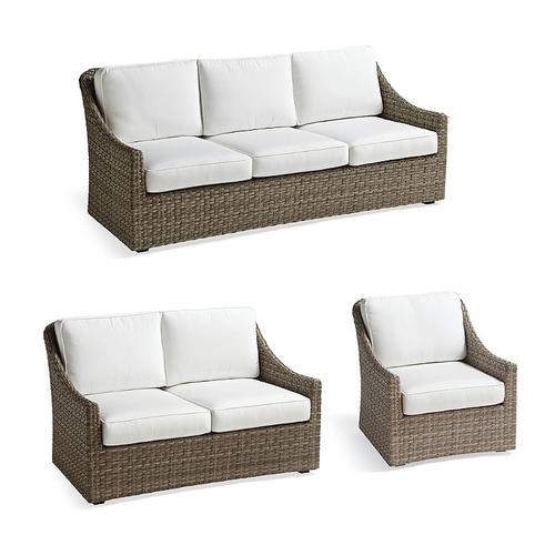 Ashby Seating Replacement Cushions - Loveseat, Standard, Garnet - Frontgate