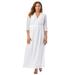 Plus Size Women's Scallop Lace Maxi Dress by Jessica London in White (Size 24 W)